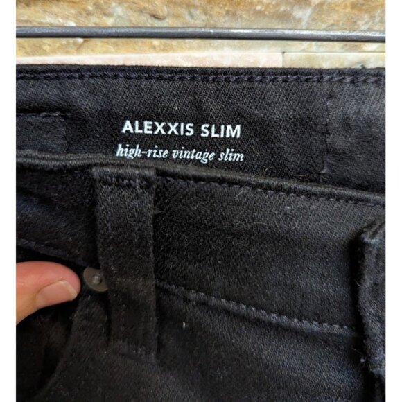 Adriano Goldschmied Alexxis Slim High-Rise Blackboard Jeans Women's Size 29R - Picture 5 of 7